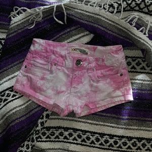 Pink tie dye Shorts